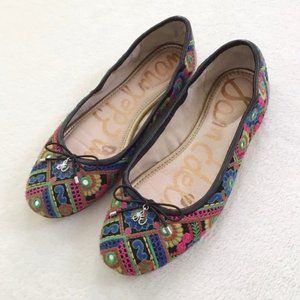 Sam Edelman Felicia Embroidered Ballet Flats
